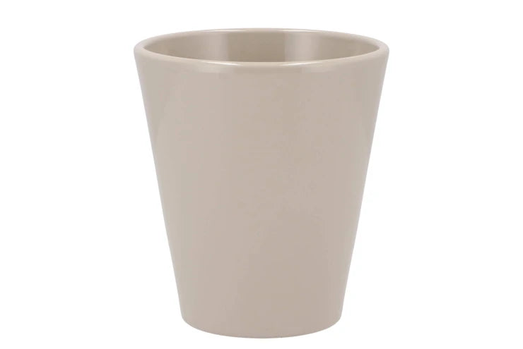 Waterreservoir pot taupe glans