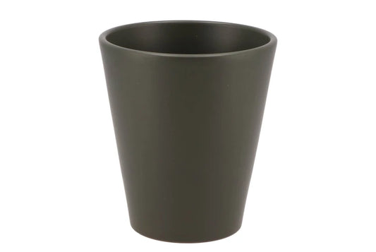 Waterreservoir pot donker groen